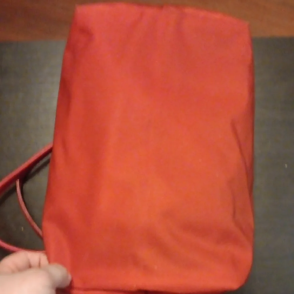 Longchamp Le Pliage Red Tote Bag EUC - Picture 7 of 14